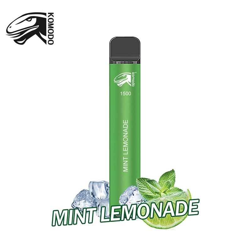 2022 Komodo Fruit Flavor Disposable Vaporizer Pen 1500 Puffs Electronic Cigarette Vape