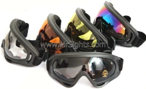 Black Gray Airsoft X400 Motorcycle Glasses Tactical Protection Goggles