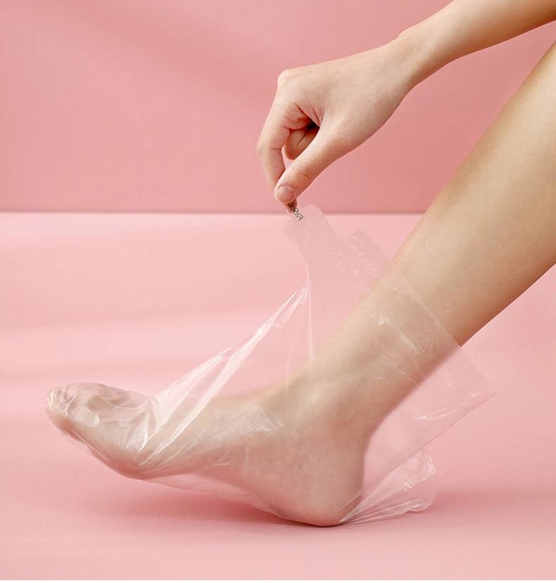 Manufacture Custom PE Plastic Transparent Foot Cover for Foot Protection Try Shoes Shopping