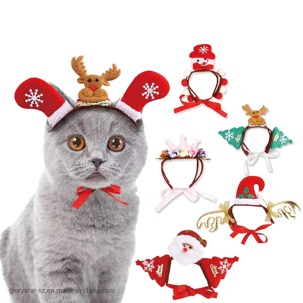 Cat Dress Clothes Halloween Props Christmas Decorations Headwear Pet Accessories