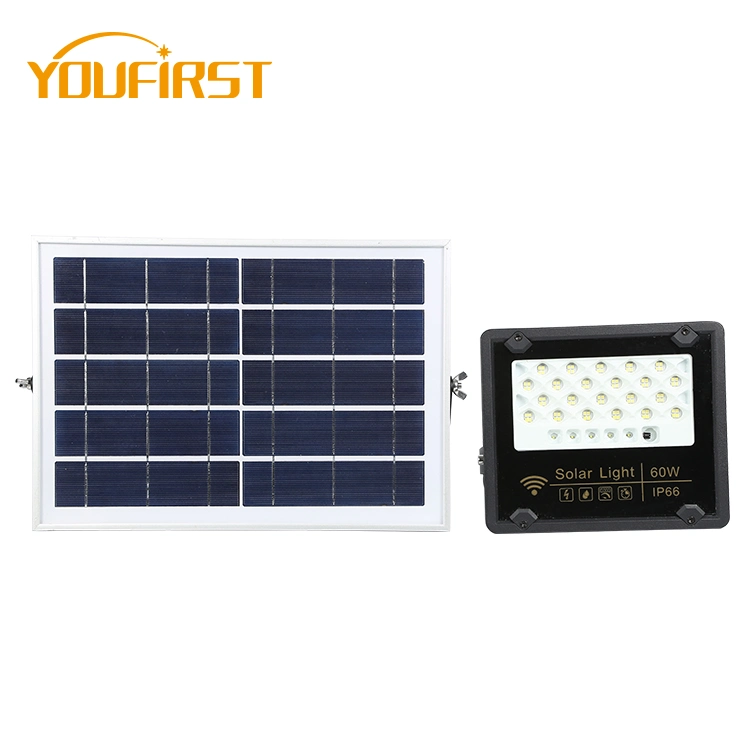 CE RoHS Black Aluminum Garden Waterproof Outdoor IP65 100W 200W 300W LED Solar Flood Light