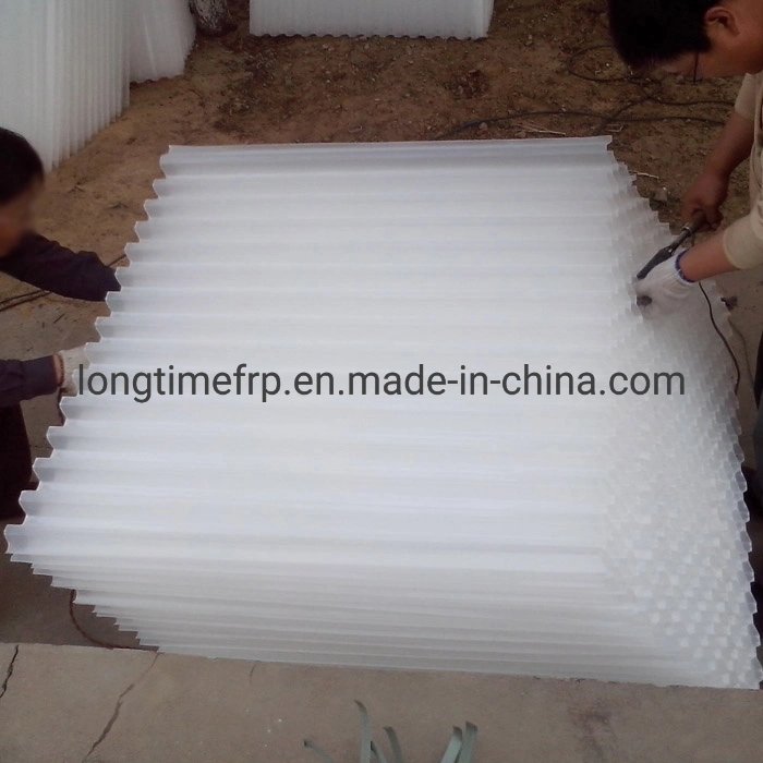 50mm UV Resistant Lamella Clarifier Sediment Inclined Plate PP Tube Settler