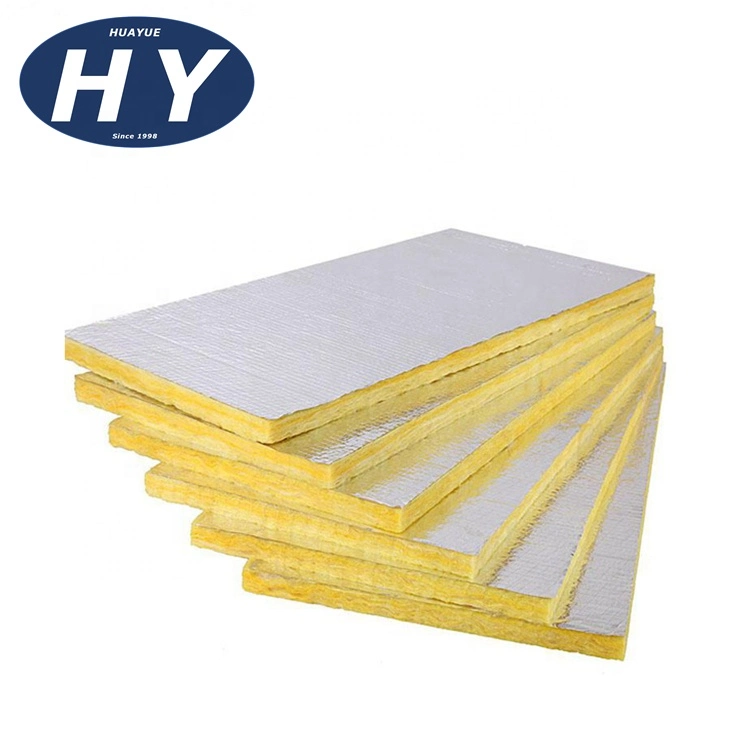 High quality/High cost performance  Strong Fireproof Aluminum Foil Glass Wool Board for Partition Acoustic Insulation