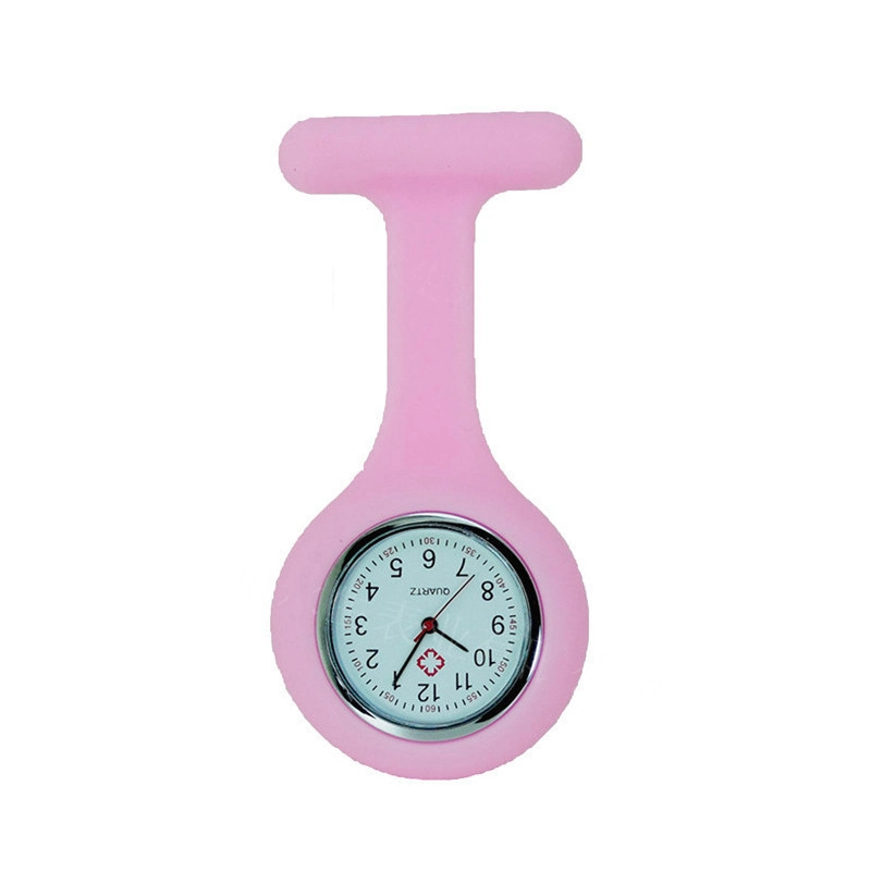 Silicone Breast Watch for Nurse Male Brooch Watches Smart Watch