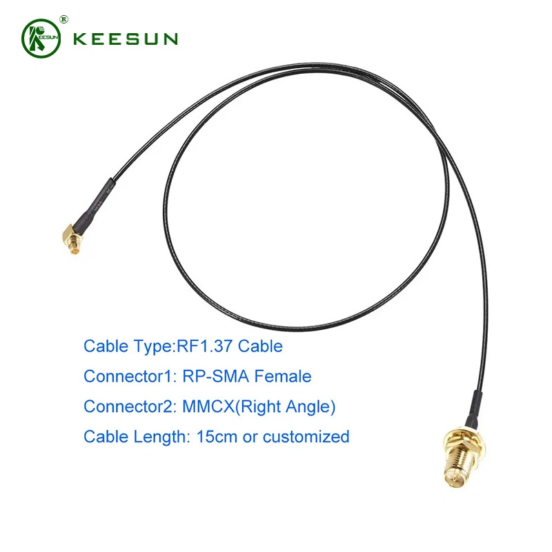 Spring Builtin Active Built-in Mini Internal SMA to I-Pex with 1.13black Cable