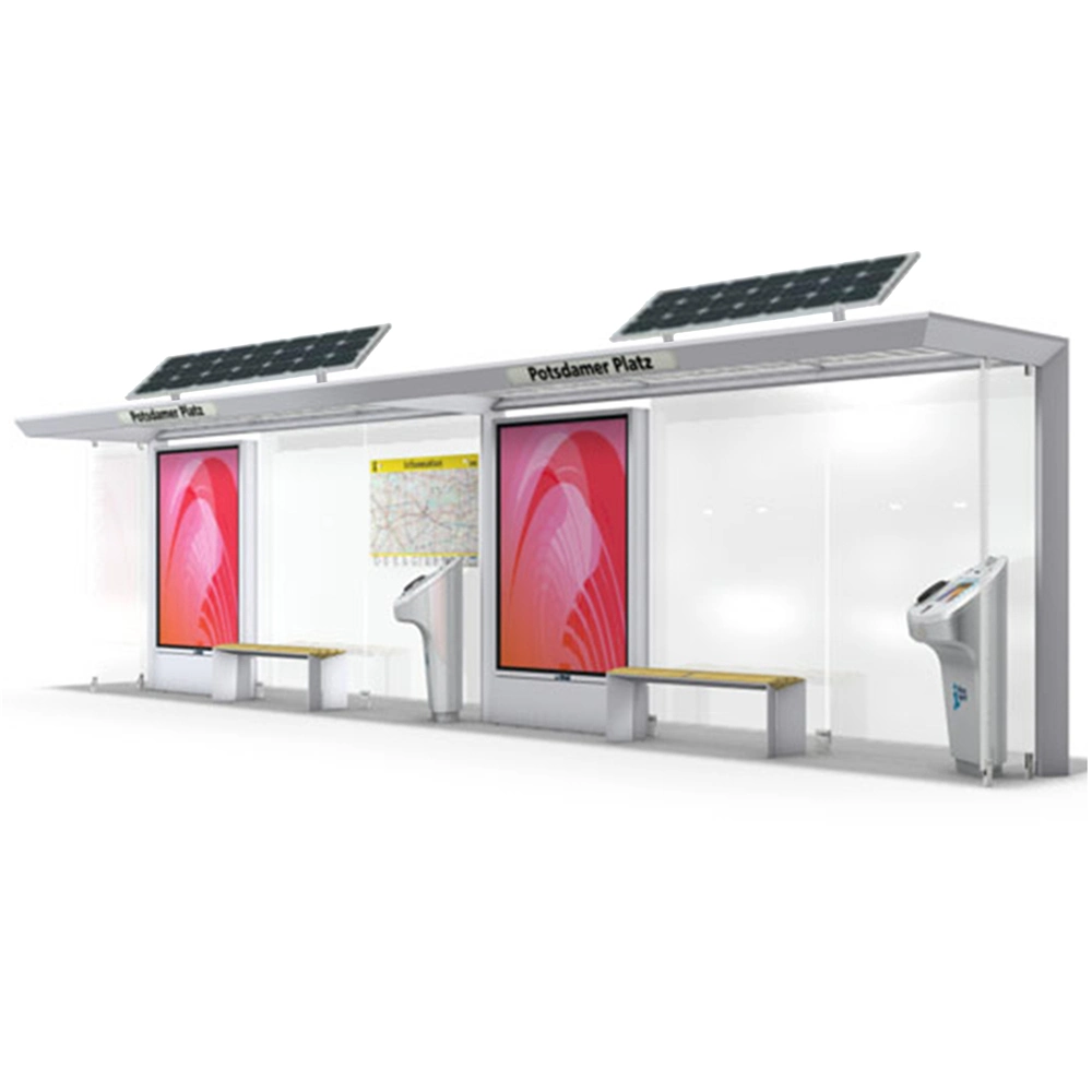High quality/High cost performance Solar Bus Shelter Bus Stop Design