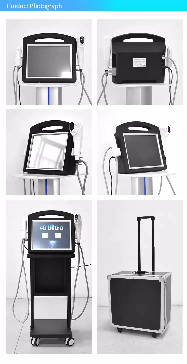 Hot Sale 4D Hifu +Vmax Machine for Face Lifting Body Slimming