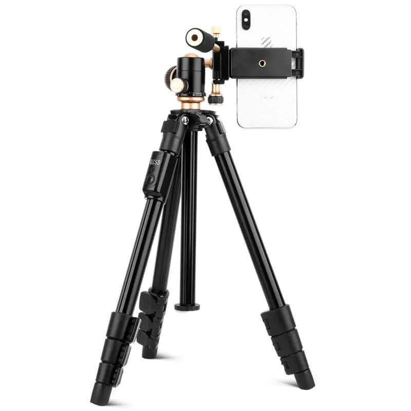 Lightweight Aluminum Travel Selfie Stick Tripod for Camera with 360-Degree Ball Head