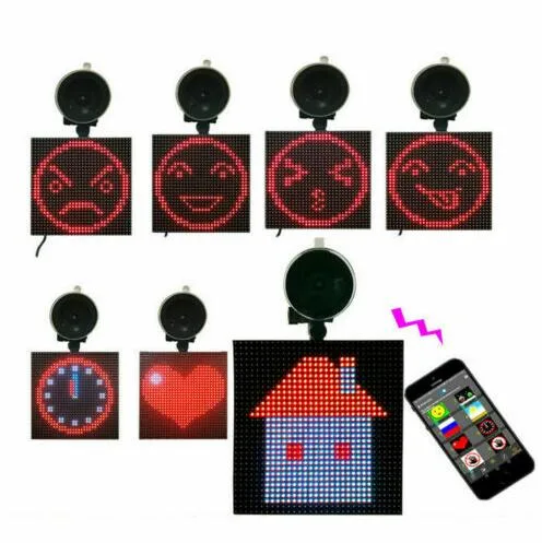 precio de fábrica China Jgp imagen de pantalla de LED Coche Emoji mostrar