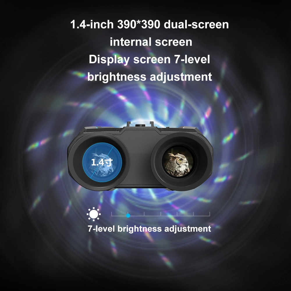 أمازون هوت سسال رؤية ليلية محمولة مناظير ثنائية HD Helmet مُثبَّتة Digital Infrared Night Vision Digital Zoom 8X (تكبير رقمي بتقنية