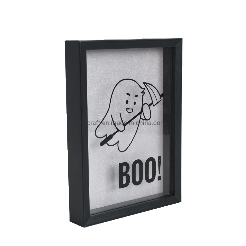 Halloween Wall Frame, Wooden Wall Framed Decoration