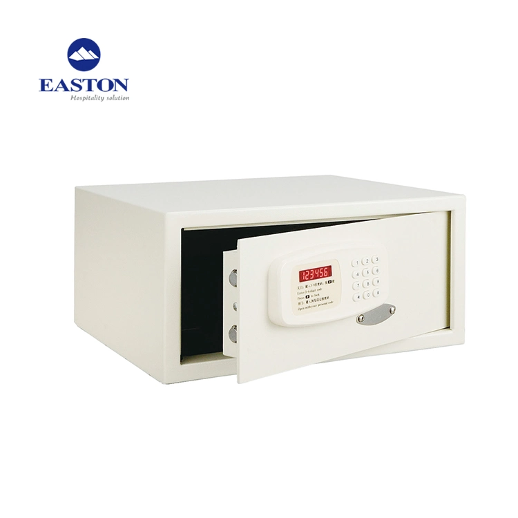 White Metal Digital Safe Box for Hotel Room