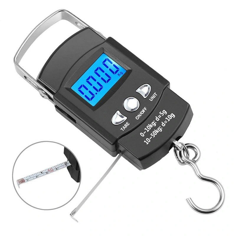 OEM 50kg Portable Fishing Fisher Electronic Scale Steelyard