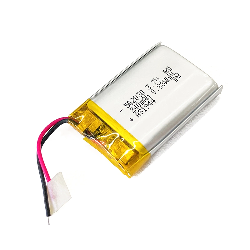 Dispositivo médico bateria Lio 502030 polímero recarregável de 3,7 V 240 mAh Bateria