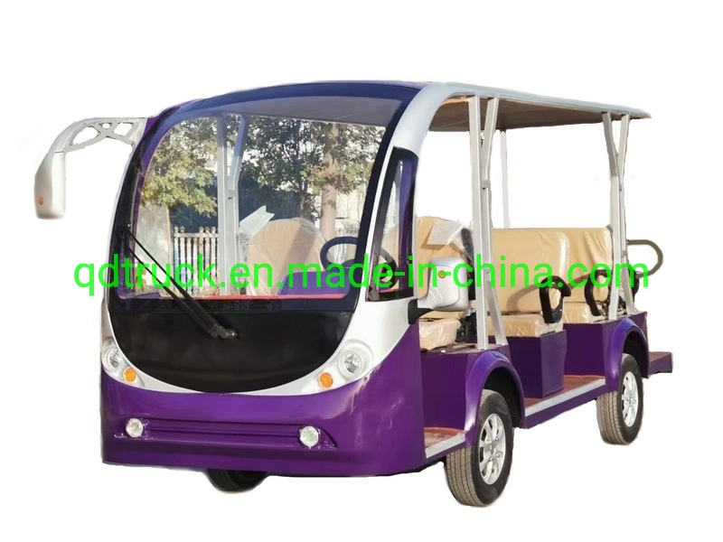11-14 seats shuttle electrical/ electric golf cart mini bus sightseeing car