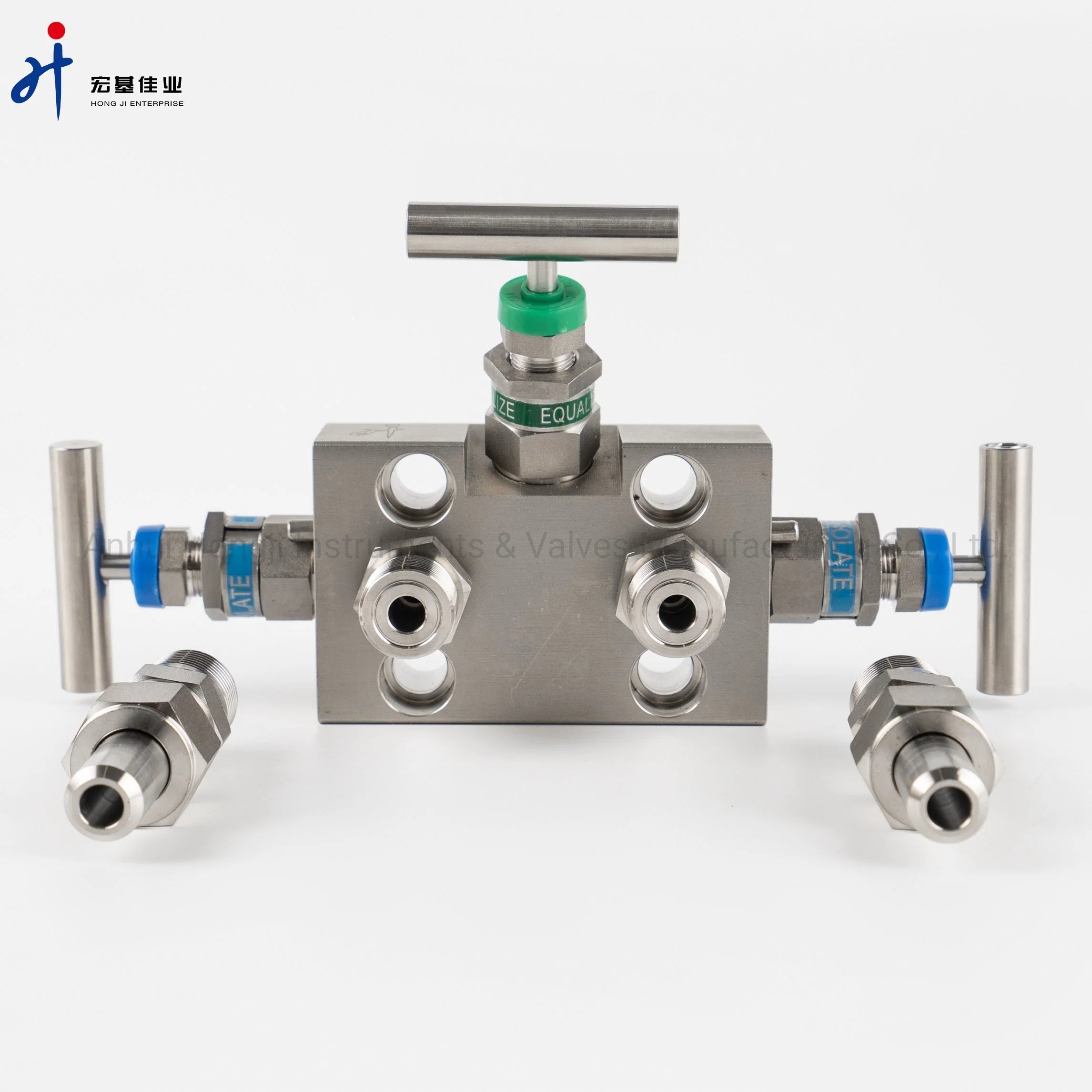 Needle Valve Nanufacture High Pressure 3-Valve Manifolds 6000psi Produce with Stainless Steel 3% off