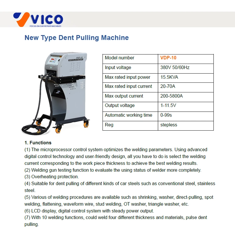 Vico Type Pointeuse Dent tirant machine Machine #PDV-10