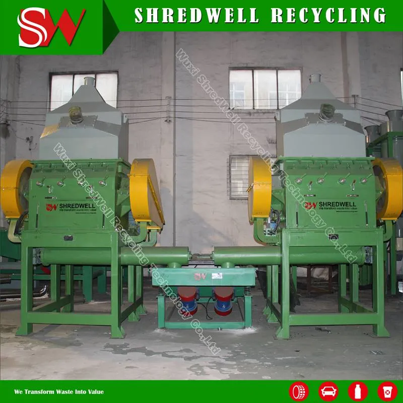 Tire Recycling Processing Machine/Rubber Granulating Equipment