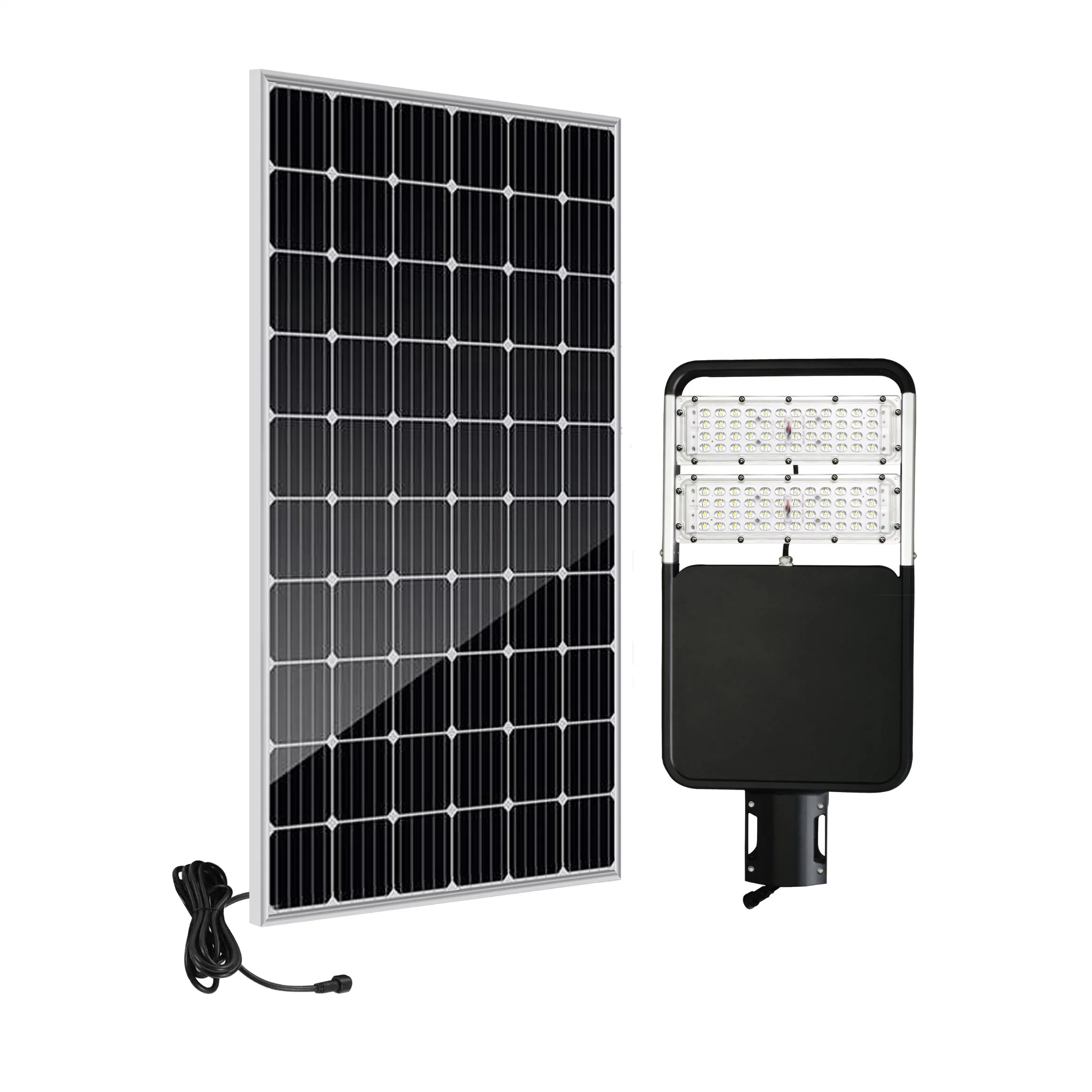 30W 40W 50W 60W 80W 100W Split LED Solar Road Light with LiFePO4 Battery for Highway or Country Yard