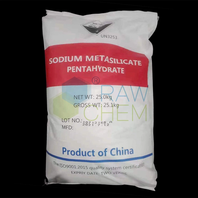 Factory Wholesale/Supplier Sodium Metasilicate Pentahydrate with Strongly Alkaline