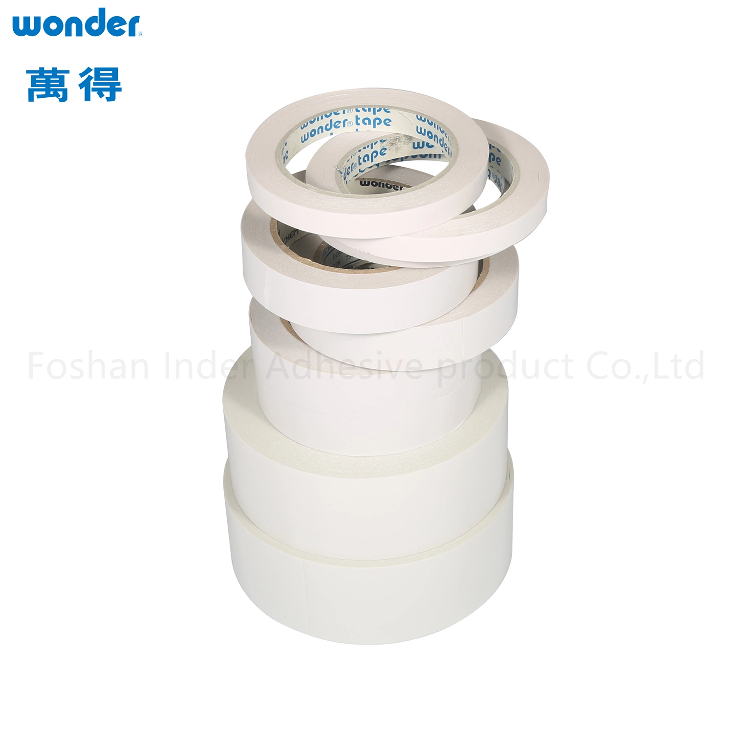 Wonder R0062- adhésif en latex acrylique de haute qualité pour double face Ruban adhésif pour tissus