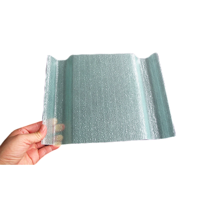 Gel Coated Transparent Fiberglass Reinforced Plastic FRP Roofing Sheet