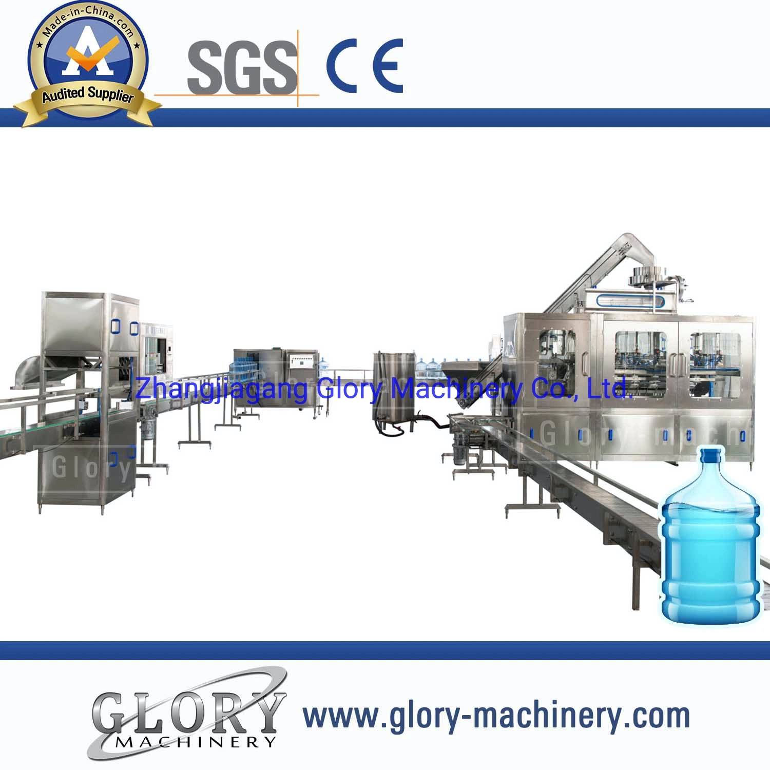 5gallon Barrel Mineral Water Filling Machine 900bph