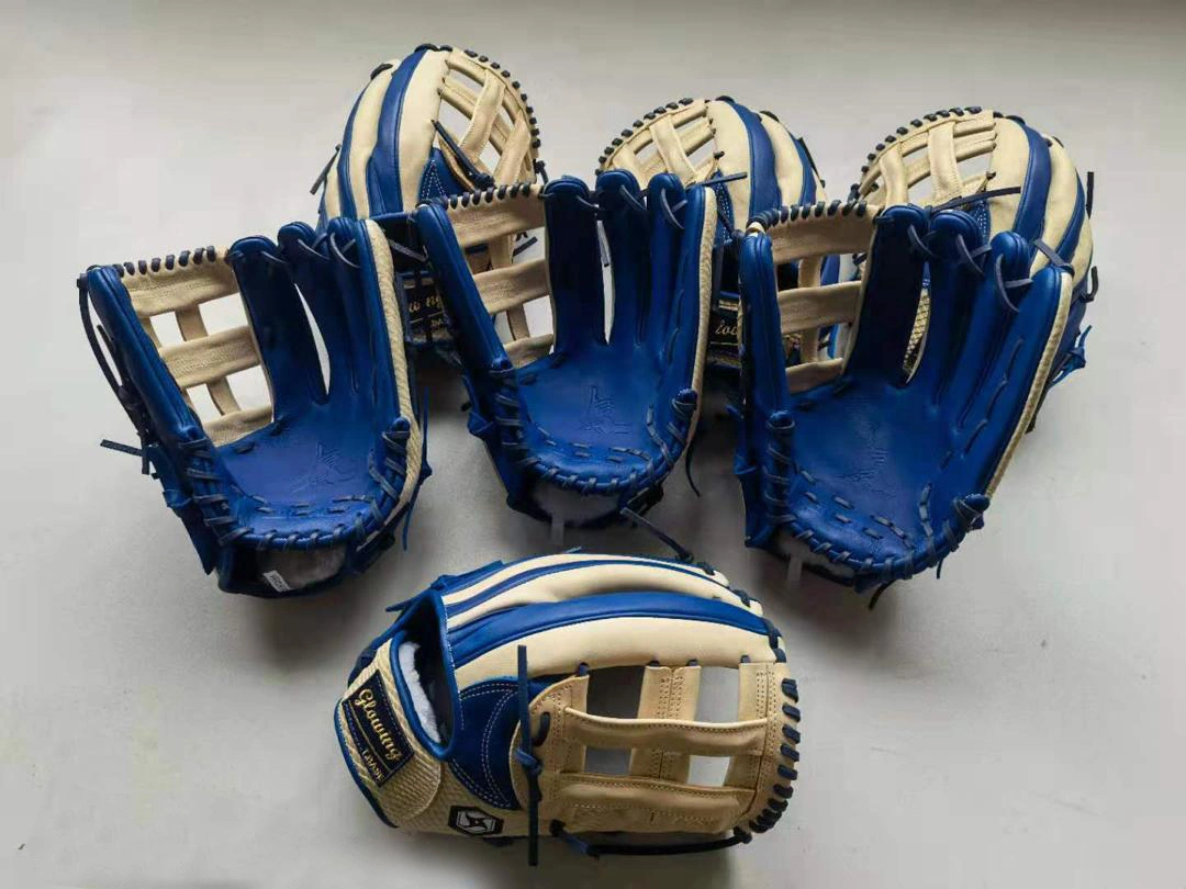 Gants de baseball Softball de baseball en cuir de vache Kip Leather pour l'entraînement de capture