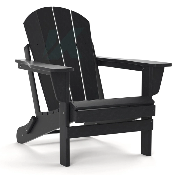 Cadeira dobrável de plástico HDPE com Adirondack