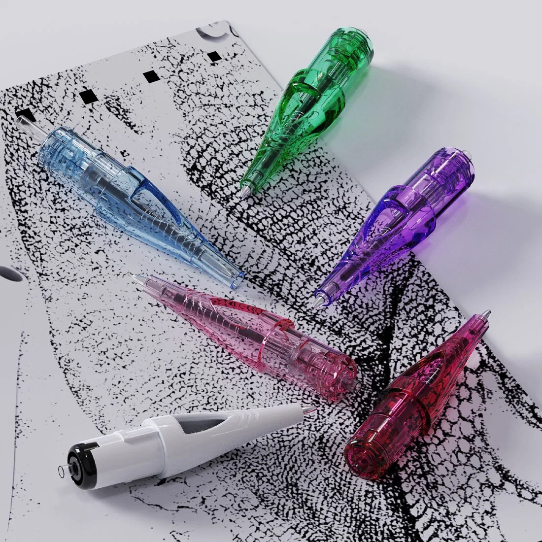 Mast Dragonhawk Hot Sale Plastic Ballpoint Pen with Ink Tattoo Cartridge Tattoo Needle