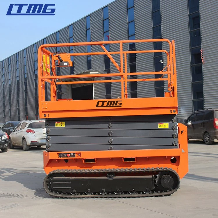 6.5m-12m Ltmg Lifts Man Work Manlift Platform Scissor Lift Tracks with Good Service