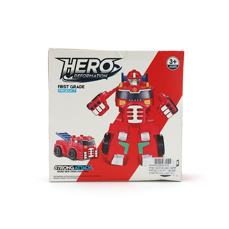 Hot Sale Children Puzzle Deformation Robot Plastic Toys Kids Transform Toy Car