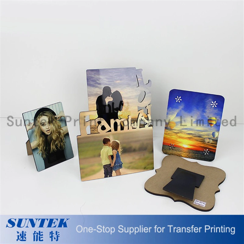 Sublimation Blank MDF Photo Frame with Family for Digital Printing 155*140*5mm