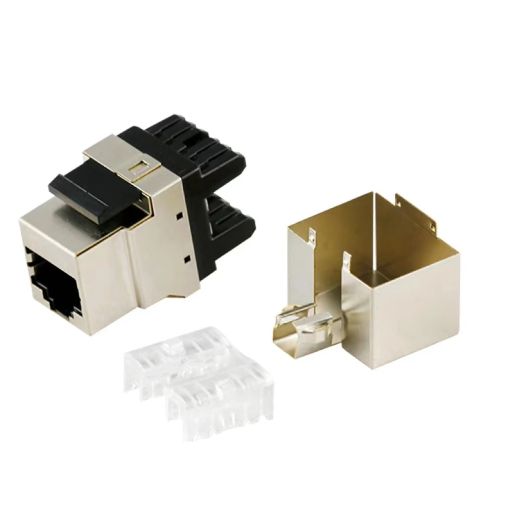 stp keystone jack Module for stp Cat5e/cat6 network cable