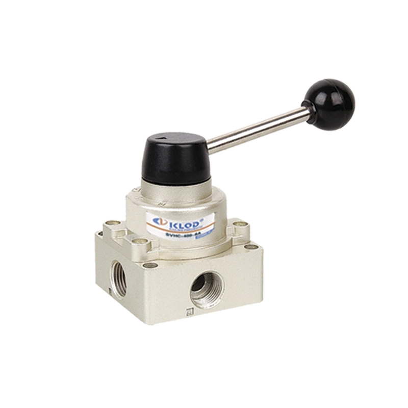 4/3 Way 4hv Series Pneumatic Manual Hand Switch Valve