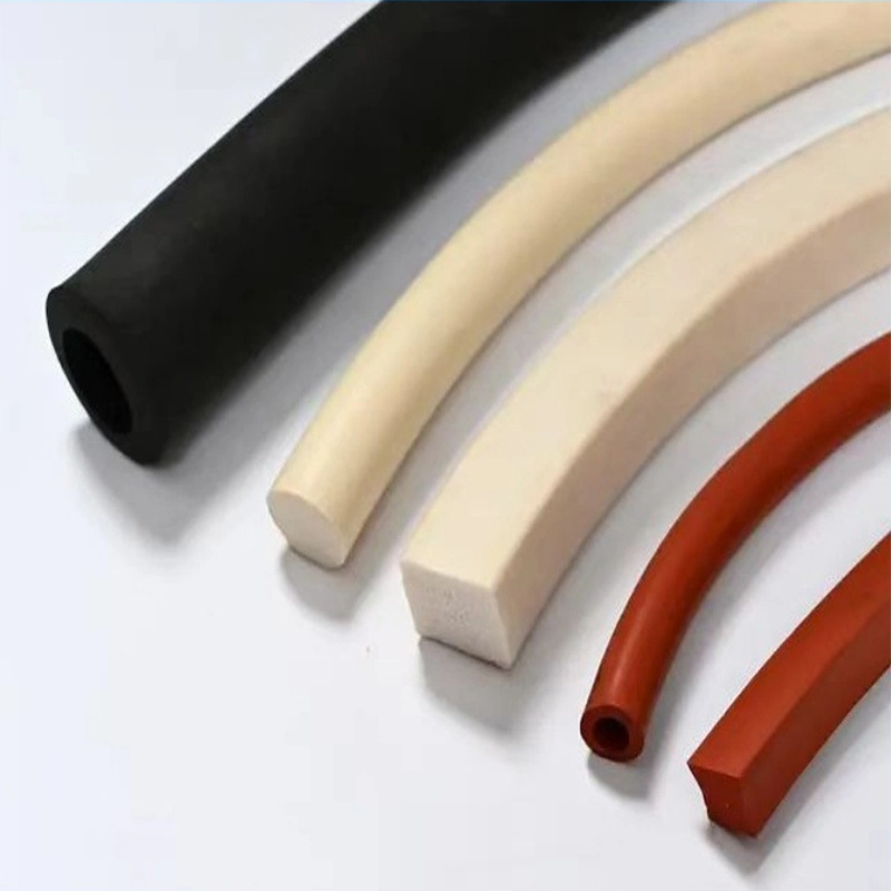 Customized Flexible Durable Colorful Silicone Foam Sealing Strip for Door