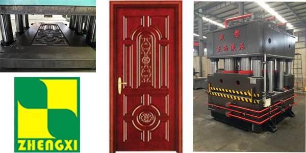 Single Action/Double Action Wooden/Steel Door Embossing Hydraulic Press Machine