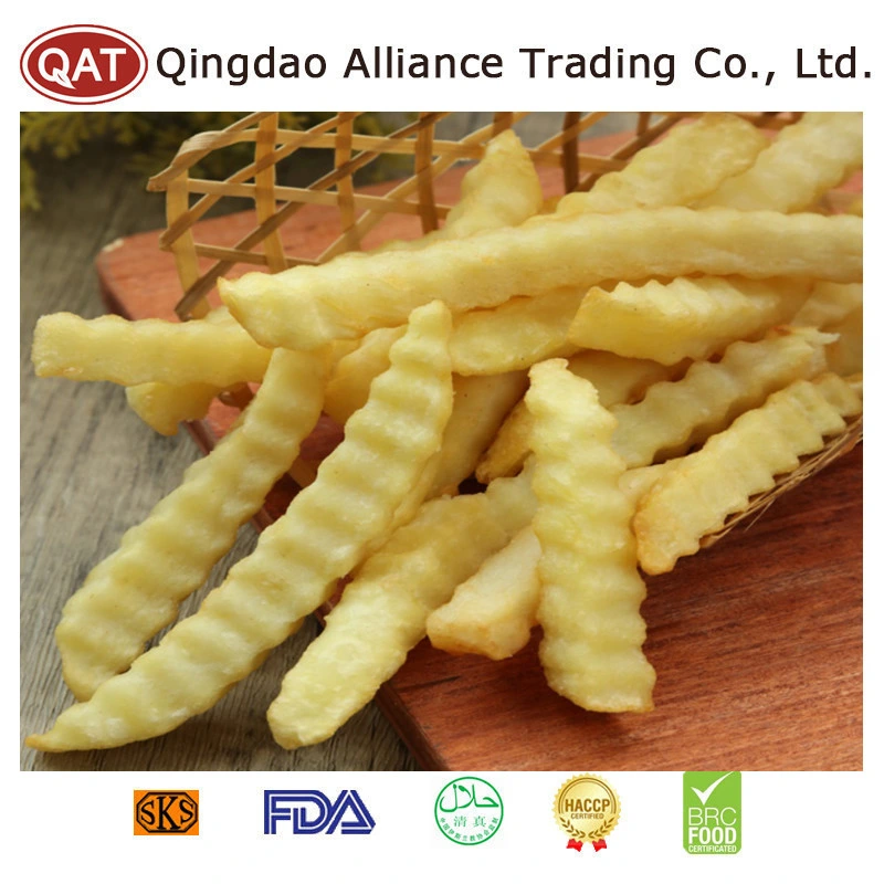 China New Crop Potato Chips 9*9mm Crinkle Cut French Fries