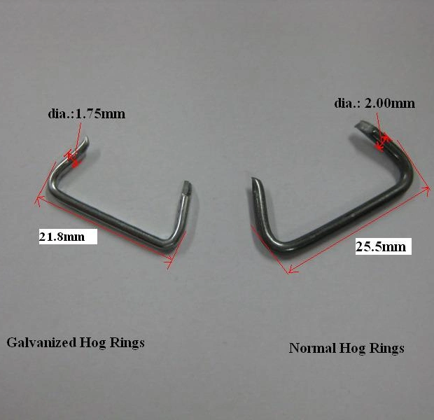 Normal Hog Ring Staples for Car Sear Making/ Sofa Making/ Various Usage