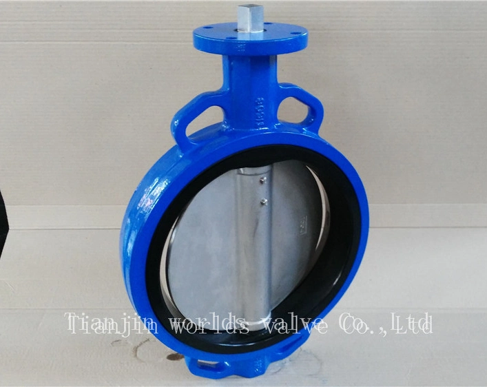 Bare Stem Shaft Wafer Type Butterfly Valve Pn6/Pn10/Pn16/ANSI125/ASME150/as Table D/Table E/JIS5K/JIS10K/JIS16K /JIS20K