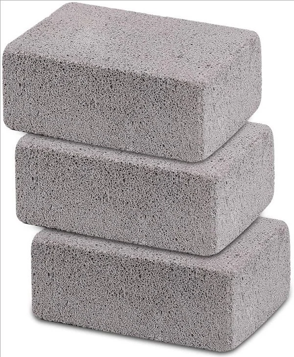 Magic Stone Brick Cleaning 3 Piece Set for BBQ Grill, Racks and Flat Cookers Wbb15719