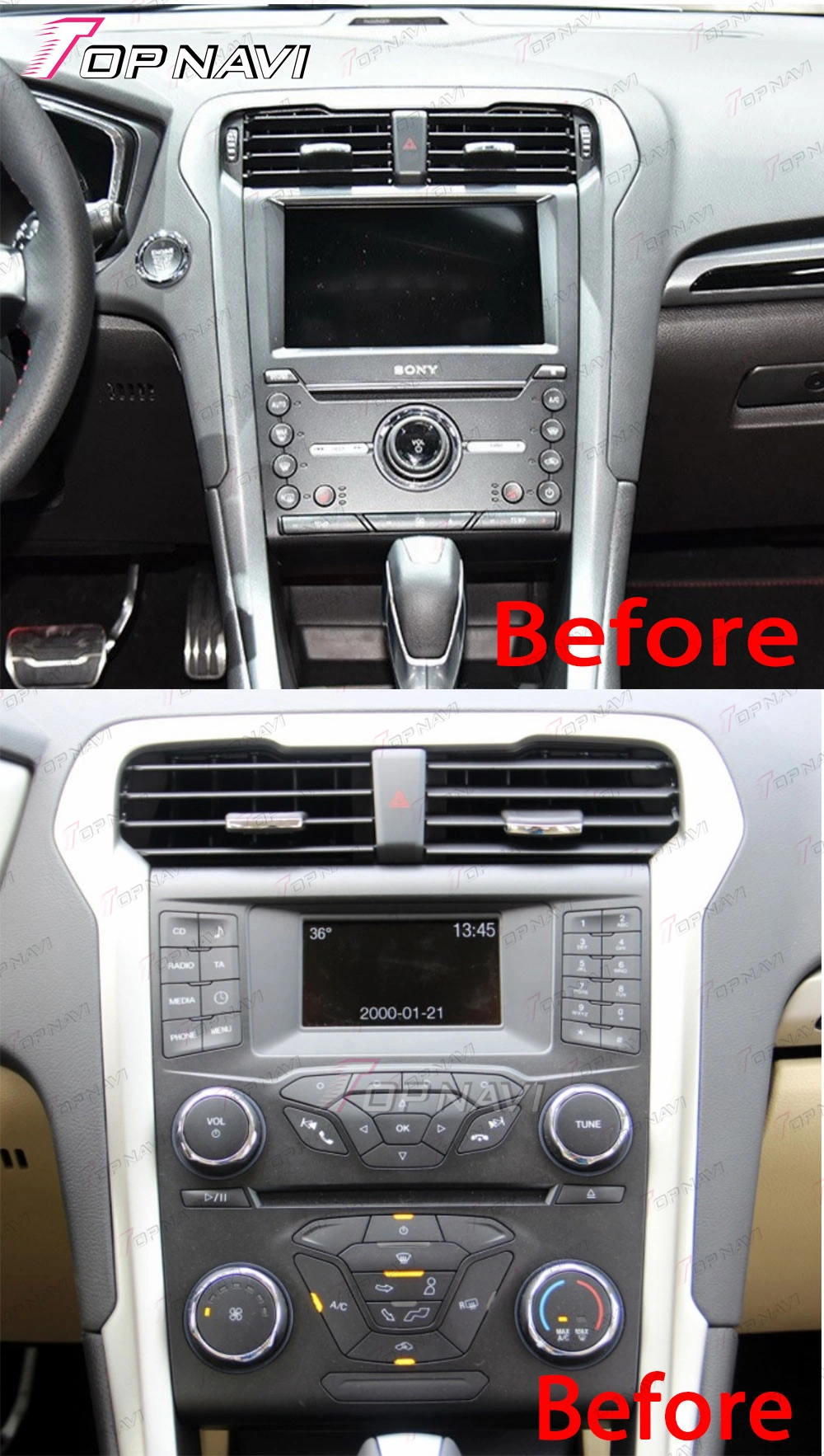 1920*1080 12.1 Inch Car DVD Player for Ford Mondeo 2013 2014 2015 2016 2017 Android Head Unit Car Radio GPS