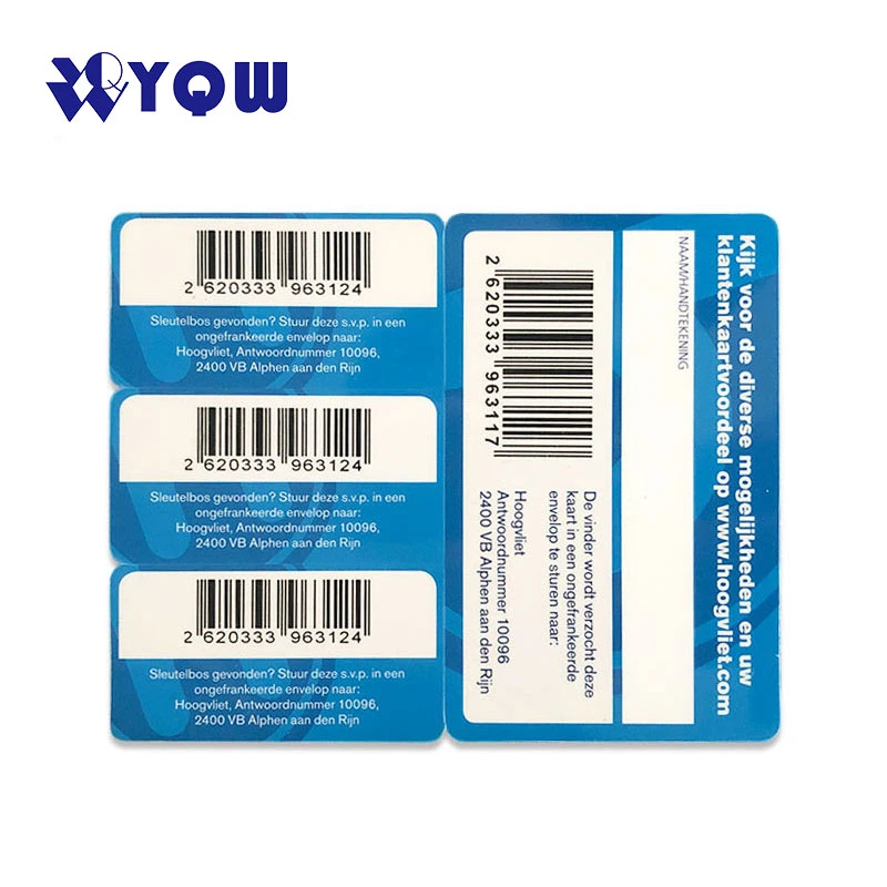 Customized Printing PVC 3 in 1 Mini Loyalty Combo Card Gift Card