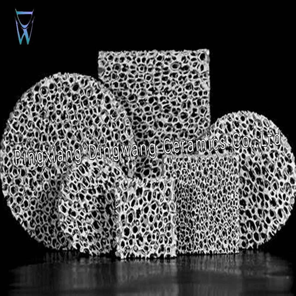 Alumina, Silicon Carbide, Zirconia Porous Ceramic Foam Filter