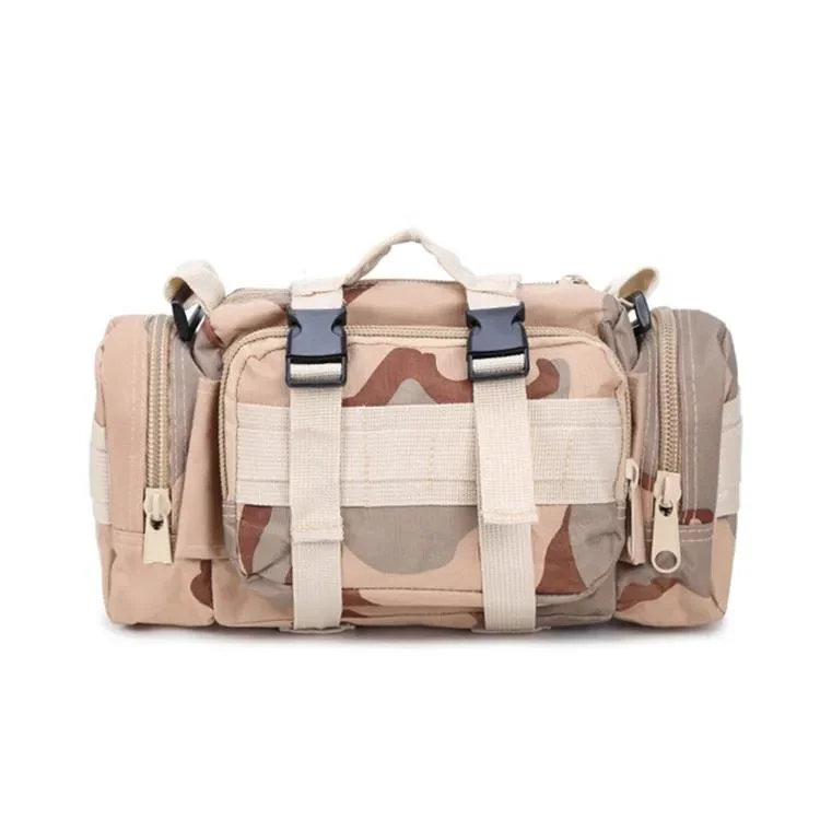 Práctico kit de viaje Viajes tácticas camuflaje Outdoor Training Crossbody mochila bandolera