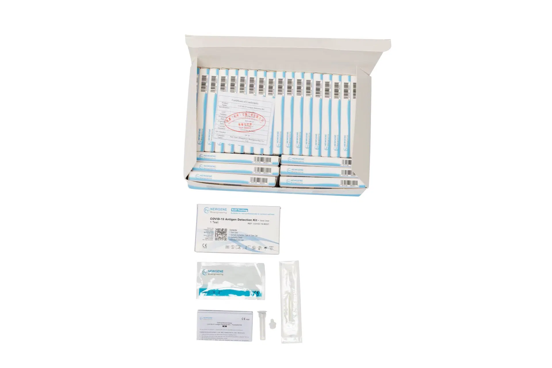 Newgene Rapid Test Kits Antigen and Immune Body Antibody Test in Japan