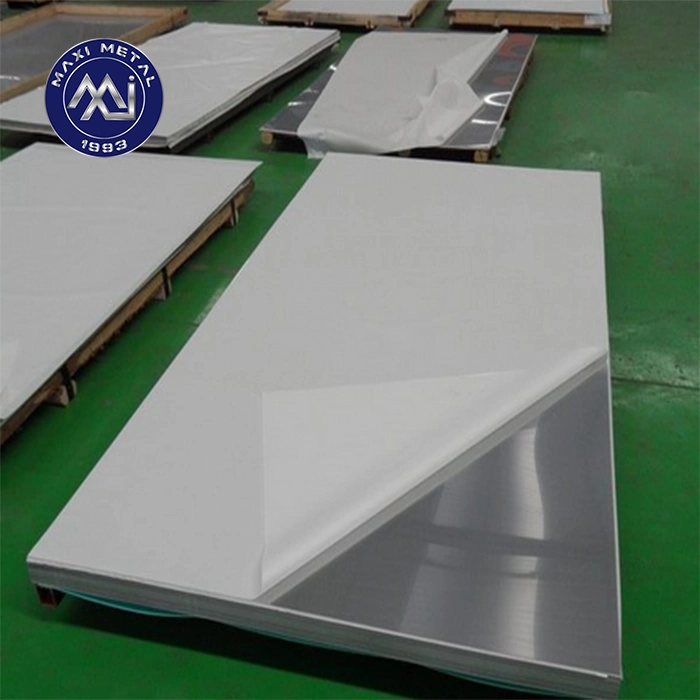 ASTM A240 304 321 316L 310S 1.4841, escovado do cabelo 2b Ba polido espelho brilhante acabamento de superfície quente, laminados a frio Ss em aço inoxidável Sheet