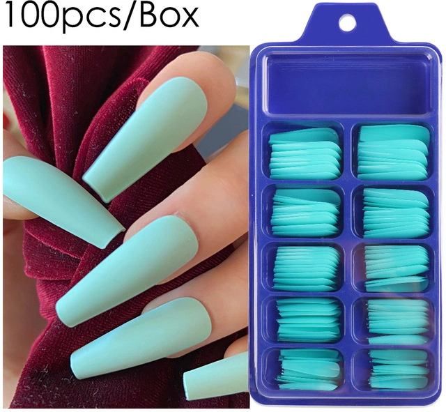 Colorful Press on Nails Acrylic Fake Nail Tips