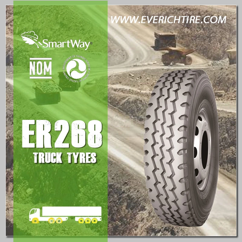 Fábrica de neumáticos de camiones de alta calidad con un punto ECE Nom Smartway (11R22.5 11R24,5 295/75R22.5 285/75R22.5)