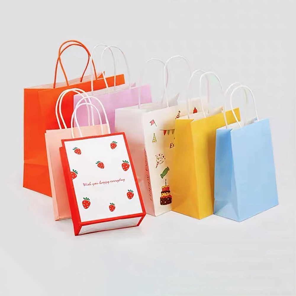 Wholesale/Supplier Eco-Friendly Kraft Paper Shopping Bag Suit Paper Bags Promotion Gift Bags Carries Bags